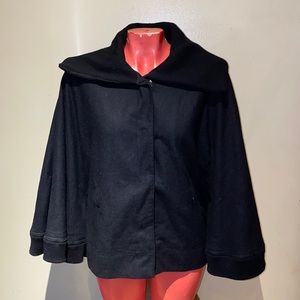 Free People wool cape coat jacket